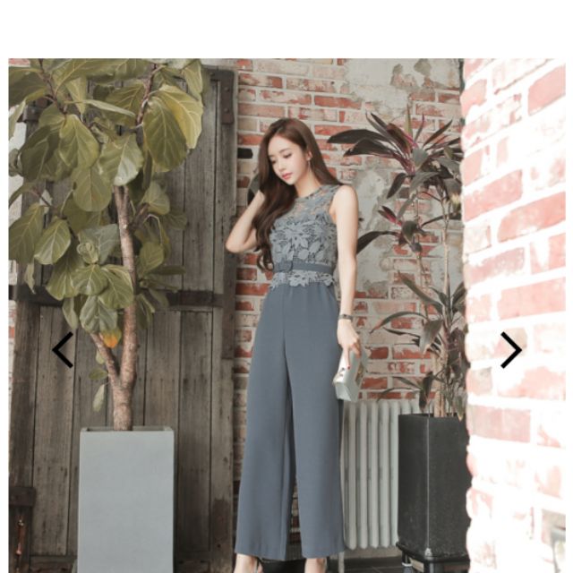 grey colour jumpsuit