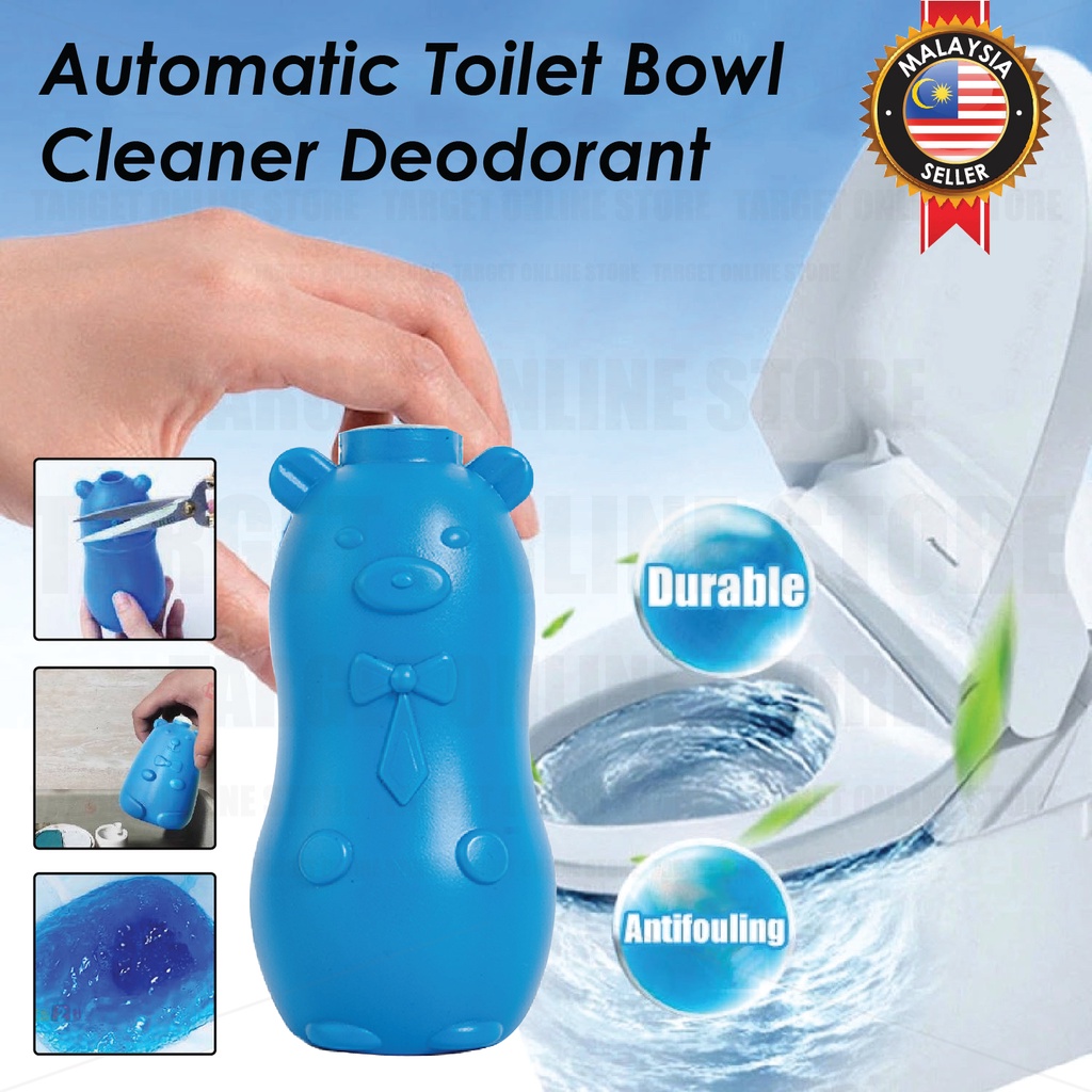 Blue Bear Toilet Bowl Flush Deodarant Aromatic Cleaner Cleaning Liquid ...