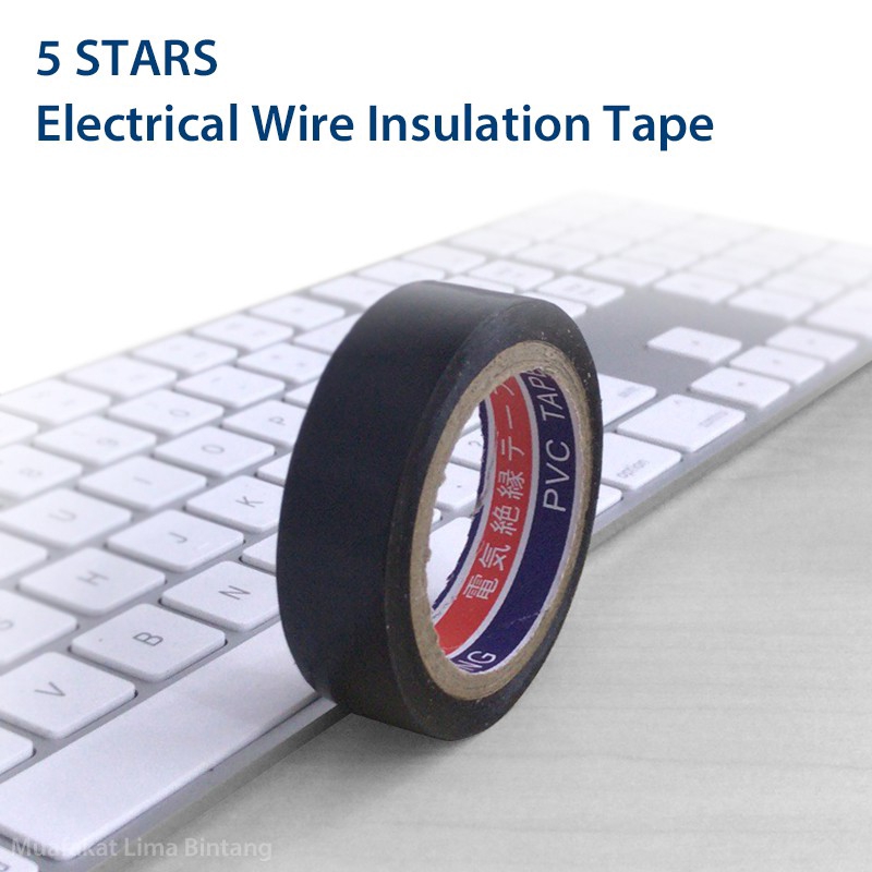 Electrical wire insulation tape PVC electrical Tape 1 pcs SB Shopee