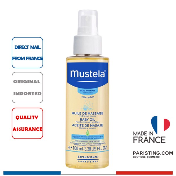 mustela massage oil 100ml