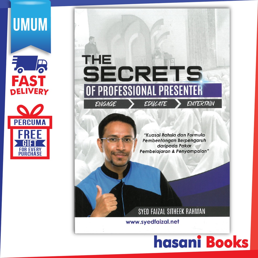 Featured image of HASANI CRESCENT THE SECRETS OF PROFESSIONAL PRESENTER SYED FAIZAL SITHEEK RAHMAN 9789671896907