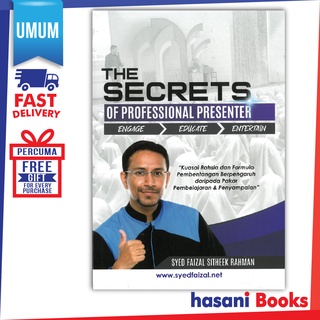 HASANI CRESCENT THE SECRETS OF PROFESSIONAL PRESENTER SYED FAIZAL SITHEEK RAHMAN 9789671896907