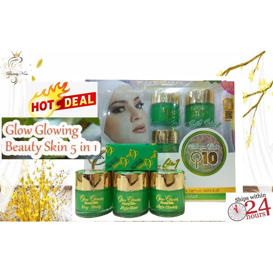 Glow Glowing Set Skincare 5in1 Original