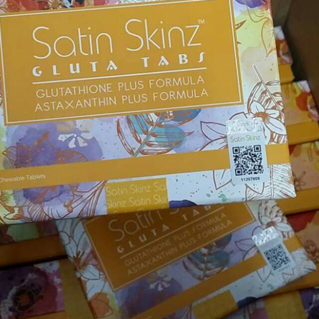 SATIN SKINZ GLUTA TABS  Shopee Malaysia