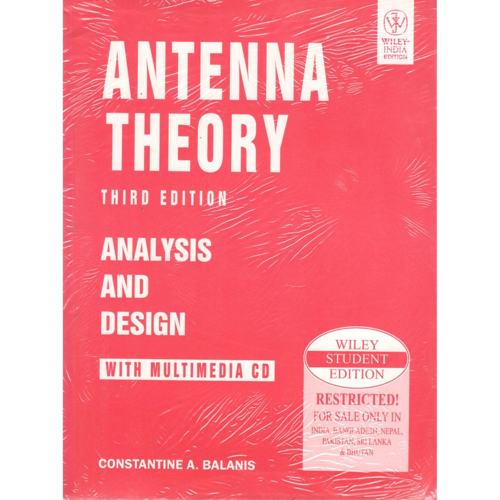 ANTENNA THEORY ANALYSIS AND DESIGN Shopee Malaysia