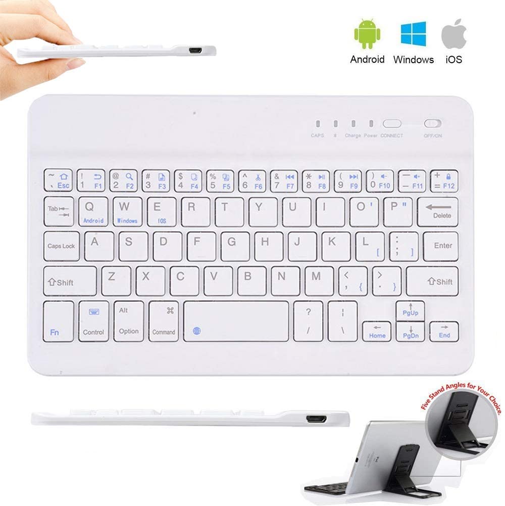 Ultra Slim Wireless Bluetooth Keyboard Bluetooth 3 0 Keyboard In Rechargeable Battery For Ipad Apple Samsung Acer Asus Lenovo Lg Tablet With Windows Android Ios Shopee Malaysia