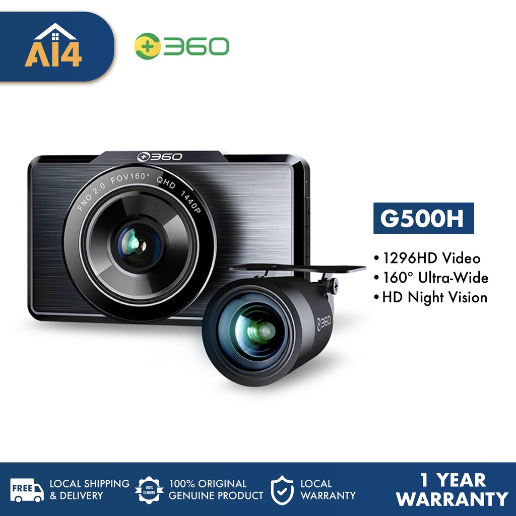 360 Dash Camera G500H