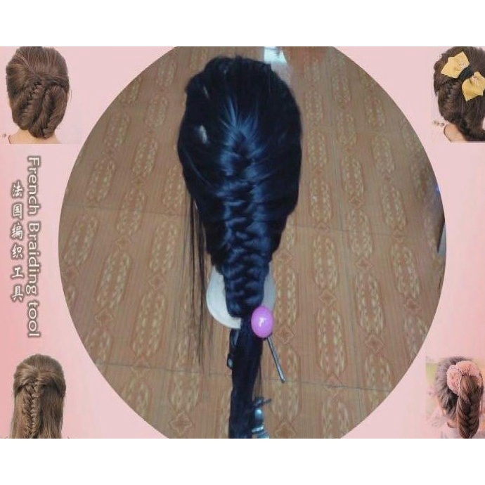 French Hair Braiding Tool Roller With Magic hair Twist Styling Bun Maker |  Shopee Malaysia