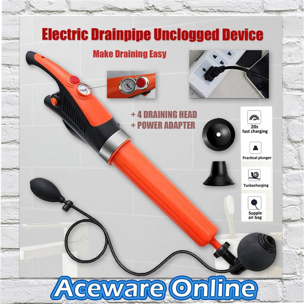 Powerful Electric Air Drain Blaster Drain Pipe Unclogged High Pressure
