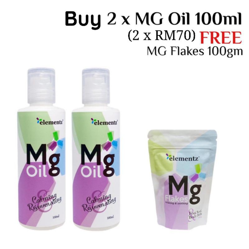 👍 Elementz Magnesium Oil 100ml Shopee Malaysia