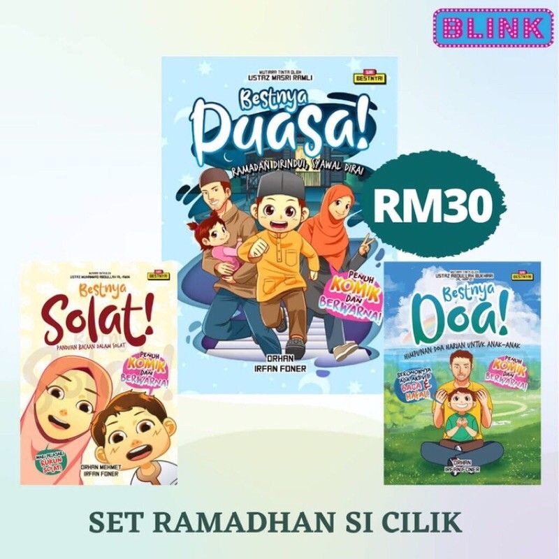 YUNAVALET Siri Bestnya Solat ,Doa Dan Puasa/Buku Solat Kanak-Kanak/Buku ...