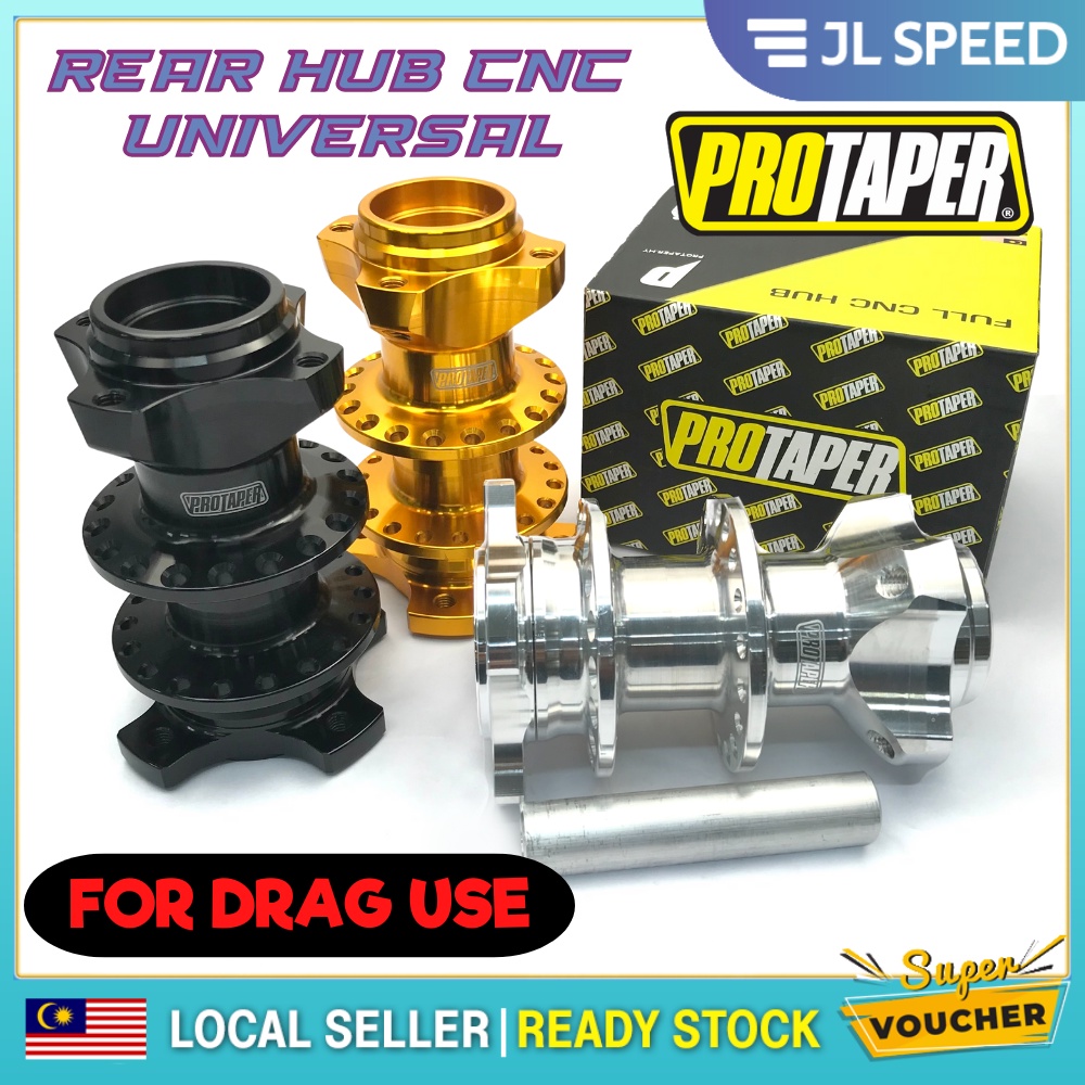PROTAPER UNIVERSAL REAR HUB CNC ALLOY FOR DRAG USE SPRING TEST (PAKAI