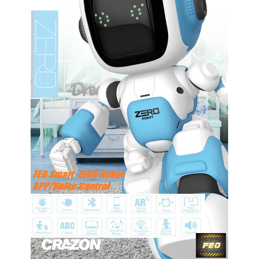 Crazon Zero Remote Control Smart Robot APP Voice Control RC Robot