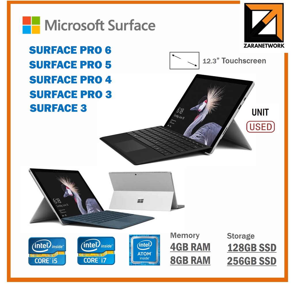 Microsoft / SURFACE BOOK / SURFACE PRO / SURFACE GO (Intel 7th /8th GEN ...