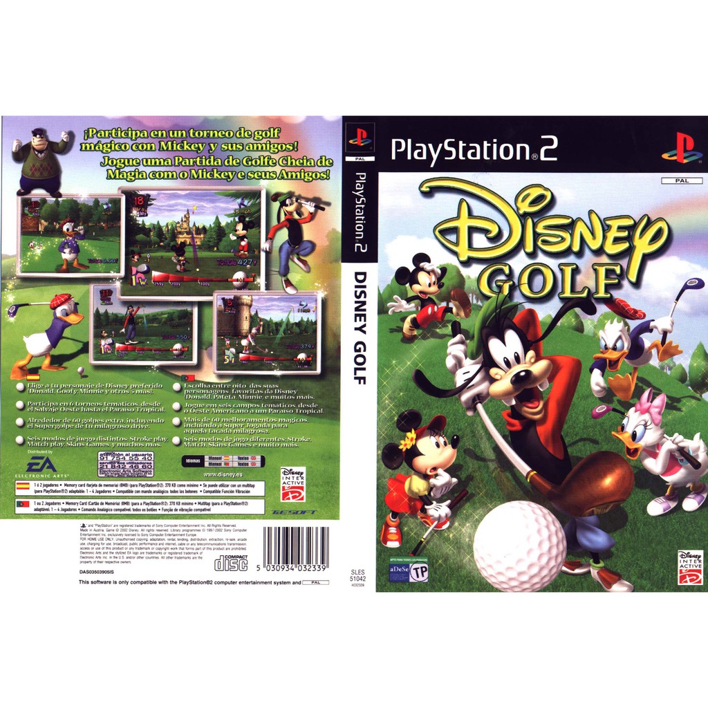 disney golf ps2