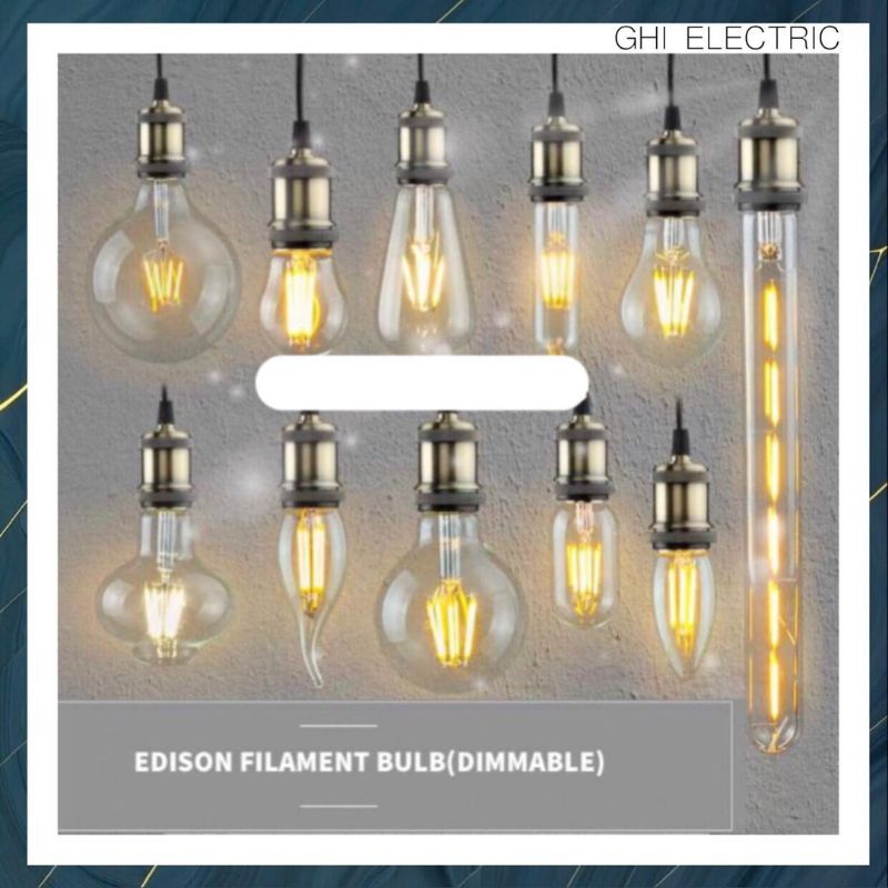 VINTAGE EDISON BULB (Dimmable) | Shopee Malaysia