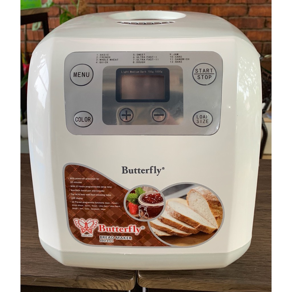 Butterfly 2l Bread Maker m 8101 Shopee Malaysia