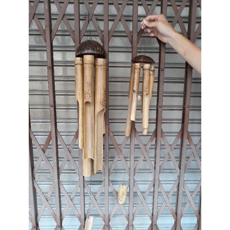 READY STOCK Wind Chime Bamboo Angklung Tempurung Buluh Home Decoration