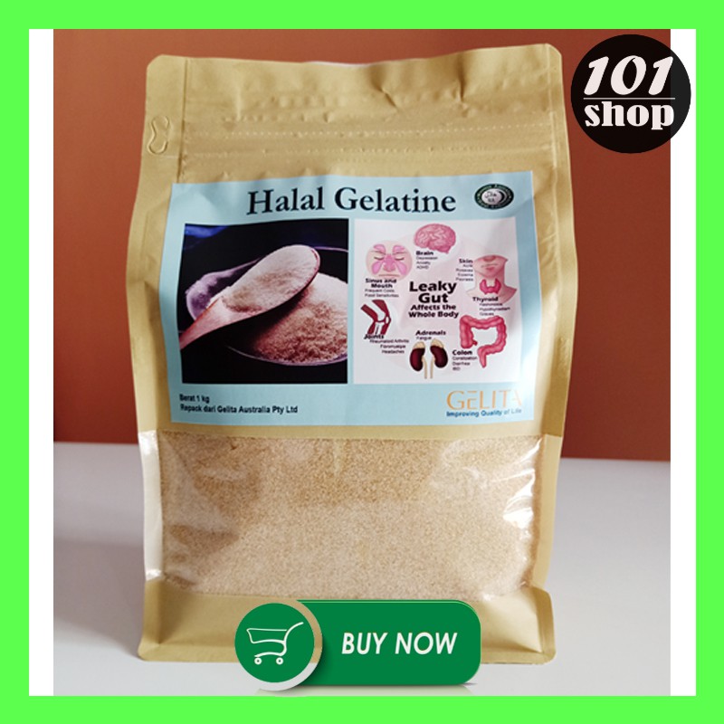 Halal Cow Gelatine 100 Pure Gelatin For Joint Muscle Body Health 1 Kg
