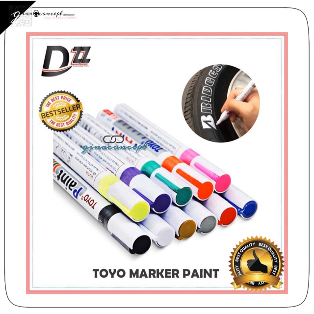 Toyo Tyre Marker Paint Pen 11 colors Shopee Malaysia
