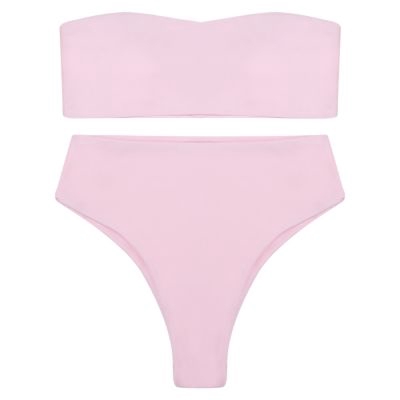 light pink bikini set