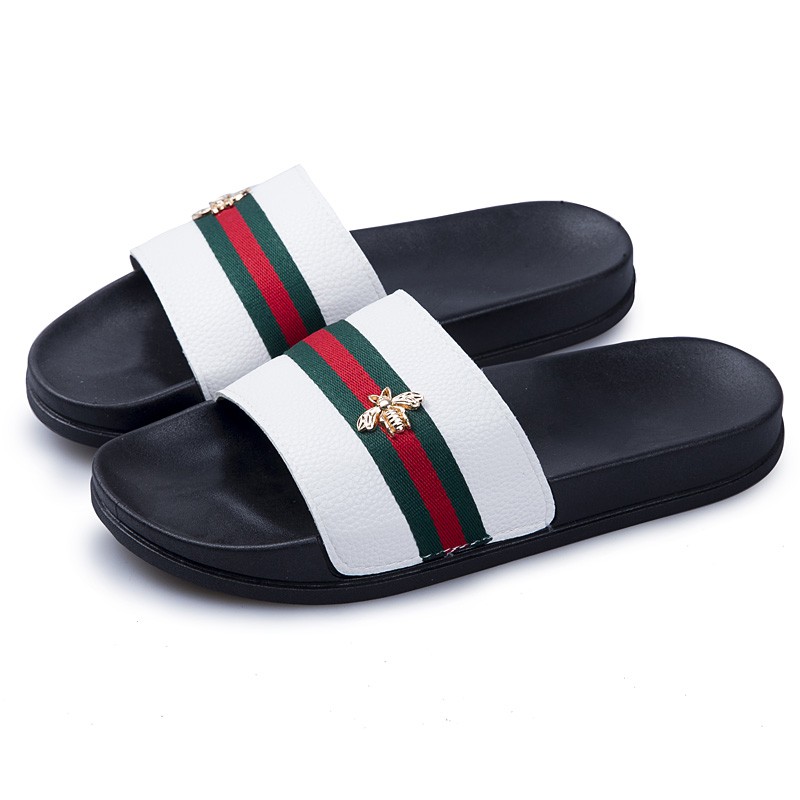 gucci slides with bee