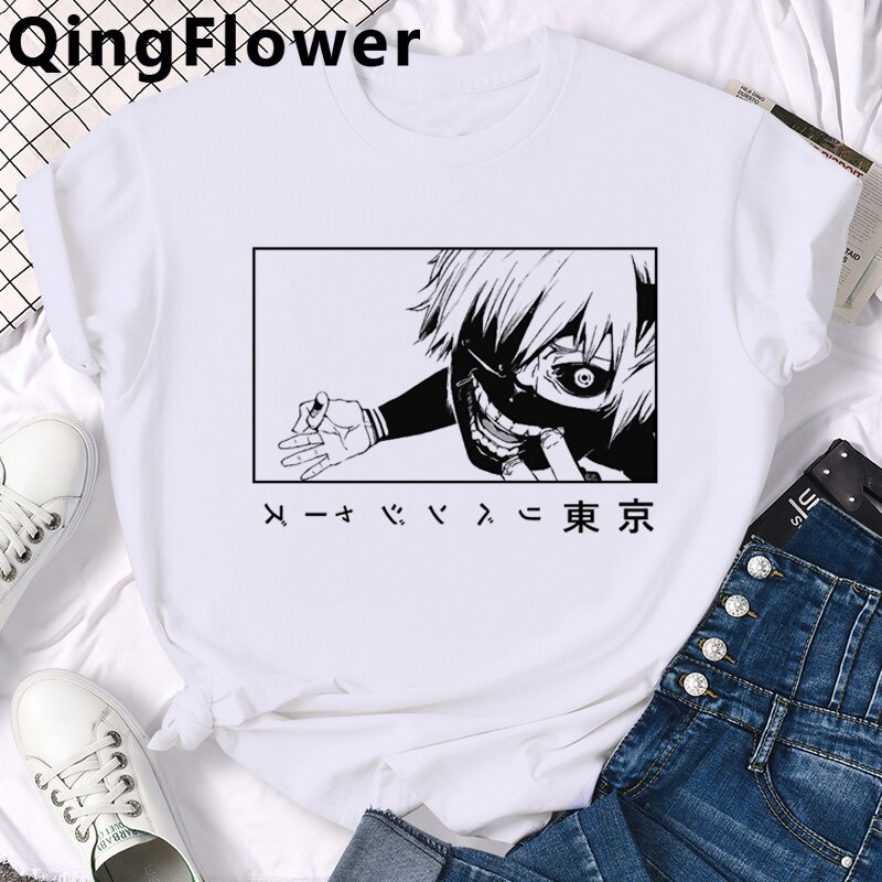 Japanese Anime Kaneki Ken Tokyo Ghoul T Shirt Men Cool Manga Graphic Summer T Shirt Casual Grunge Tshirt Streetwear Top Tee Male Shopee Malaysia