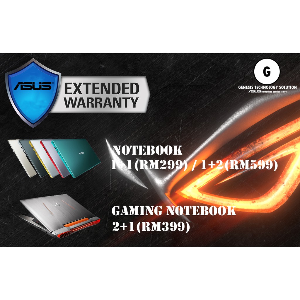 ASUS EXTENDED WARRANTY (original) Shopee Malaysia