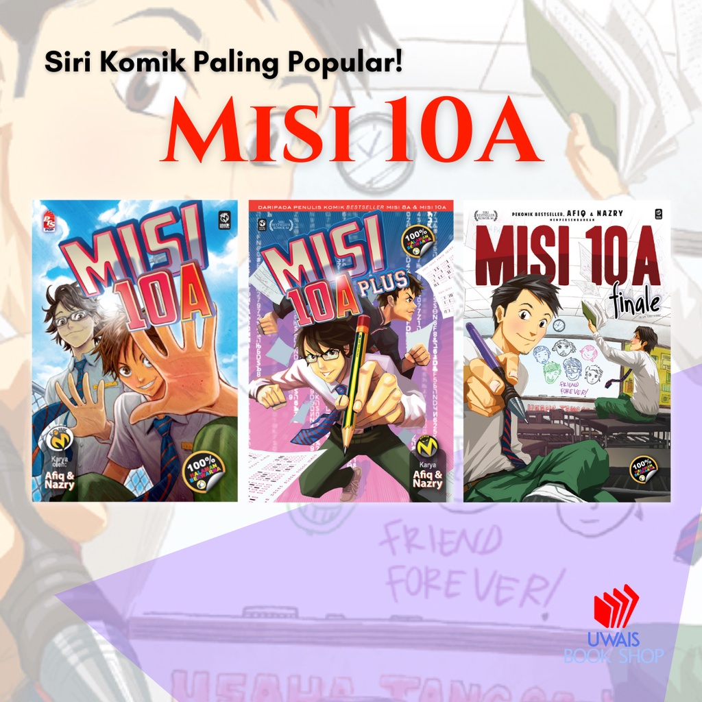 Komik-M: MISI 10 A, Plus & Finale oleh Afiq Salam, Nazry Salam