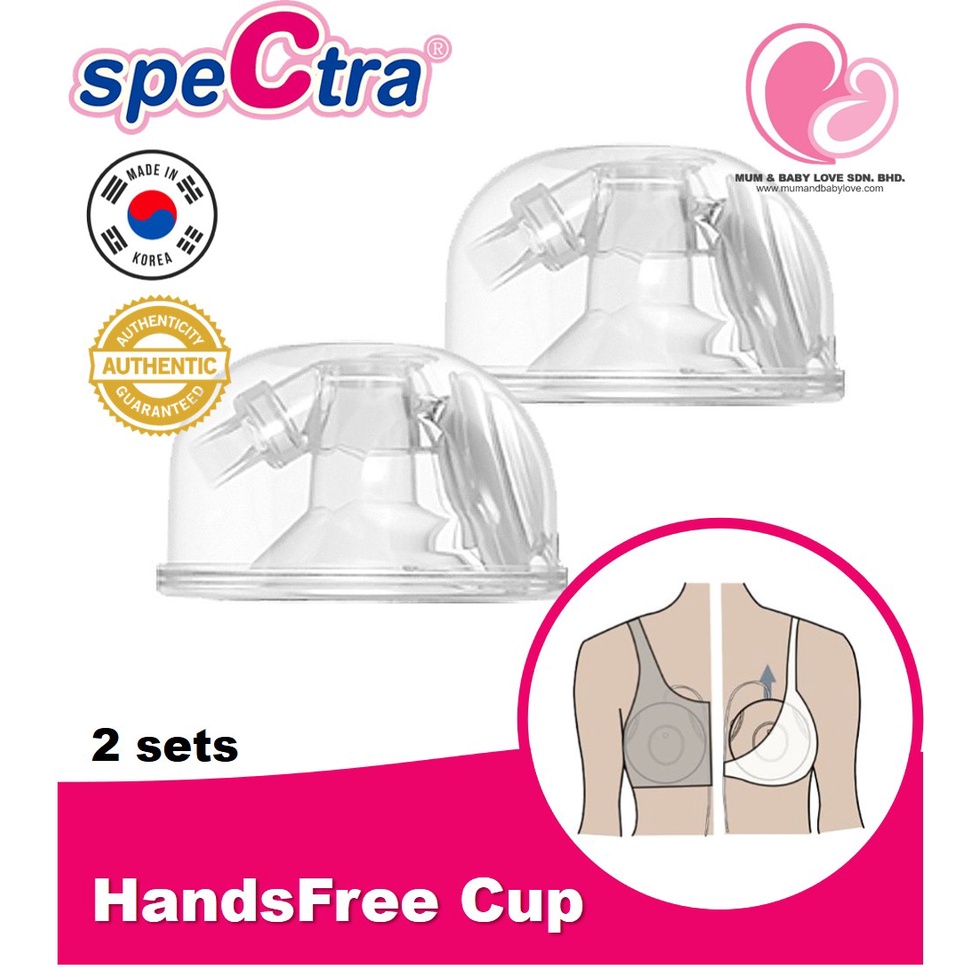 Spectra 2 in 1 Handsfree Breast Milk Collection Cup (24mm / 28mm)- 2 ...