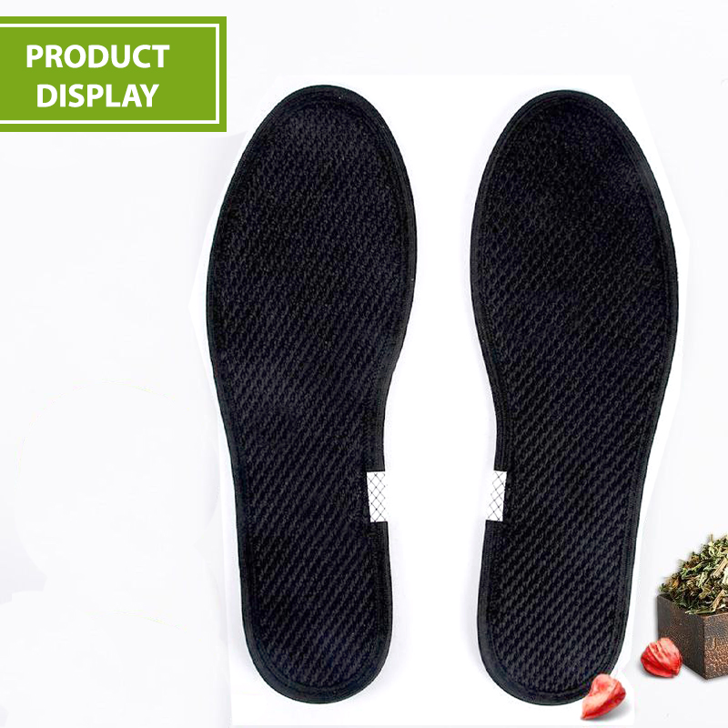 Black Cushion Bamboo Charcoal  Antibacterial  Breathable Shoe Pads Ice Silk Insoles Care Outdoor Dry Deodorant Hiking