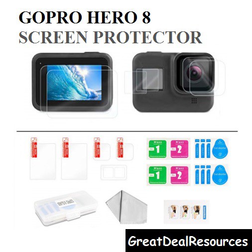 Ready Stock Gopro Hero 8 Screen Protector 2 Packs Shopee Malaysia