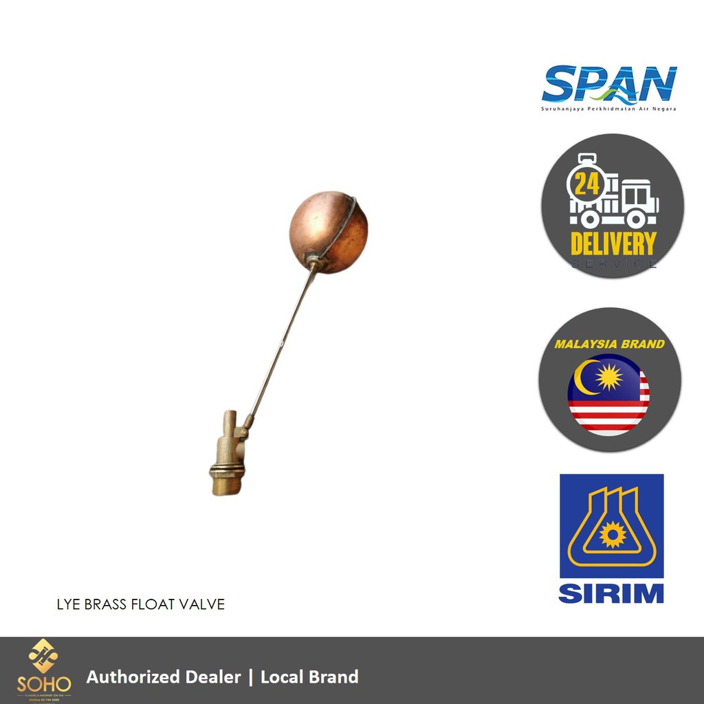 LYE BRASS FLOAT VALVE L/DUTY (SIZE 1 1/4'',1 1/2'',2'') Shopee Malaysia