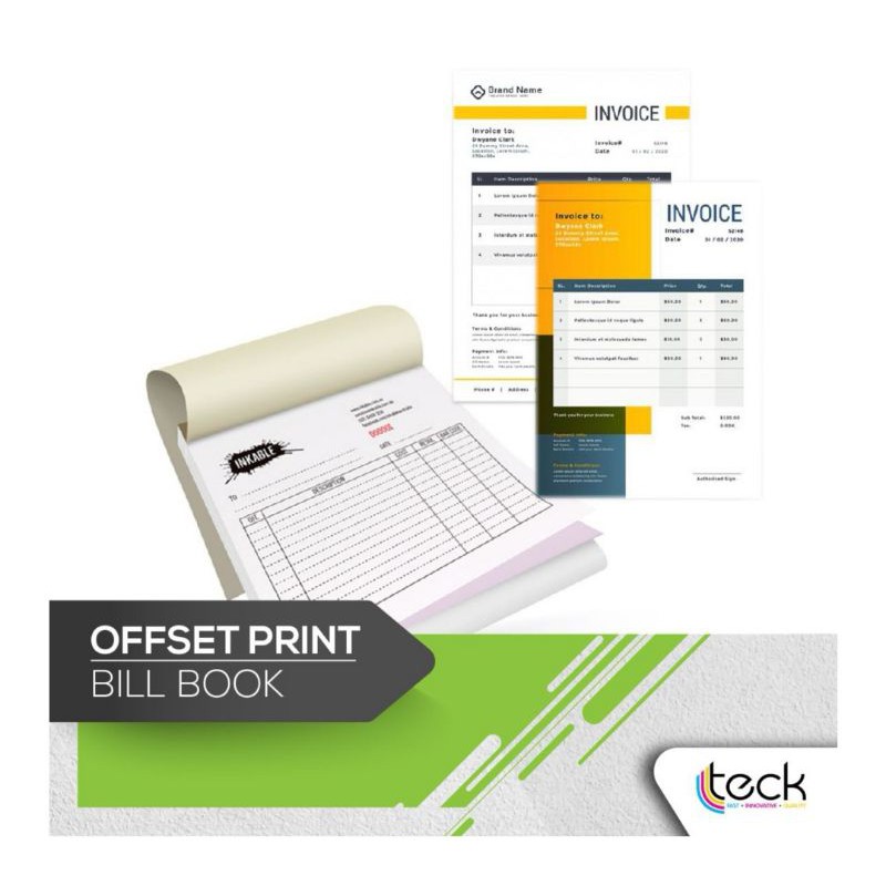 Business Billbook Invoice Receipt Book Custom | Shopee Malaysia