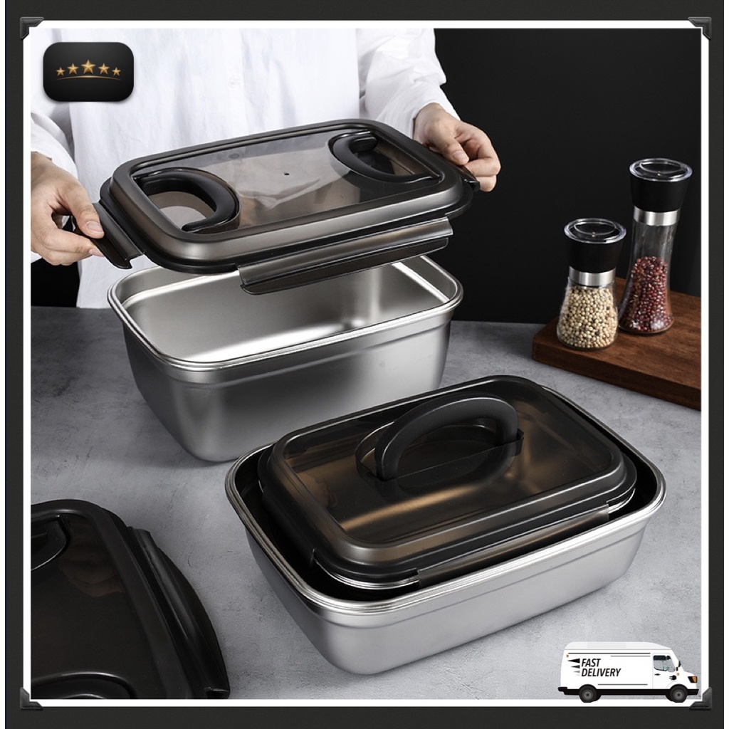 Korea Style Stainless Steel Food Container Lunch Box Stainless Steel ...