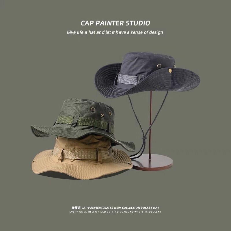 [Ready Stock]?High Quality Fisherman Army Design Topi Pancing IkanFishing Bucket Hat ?