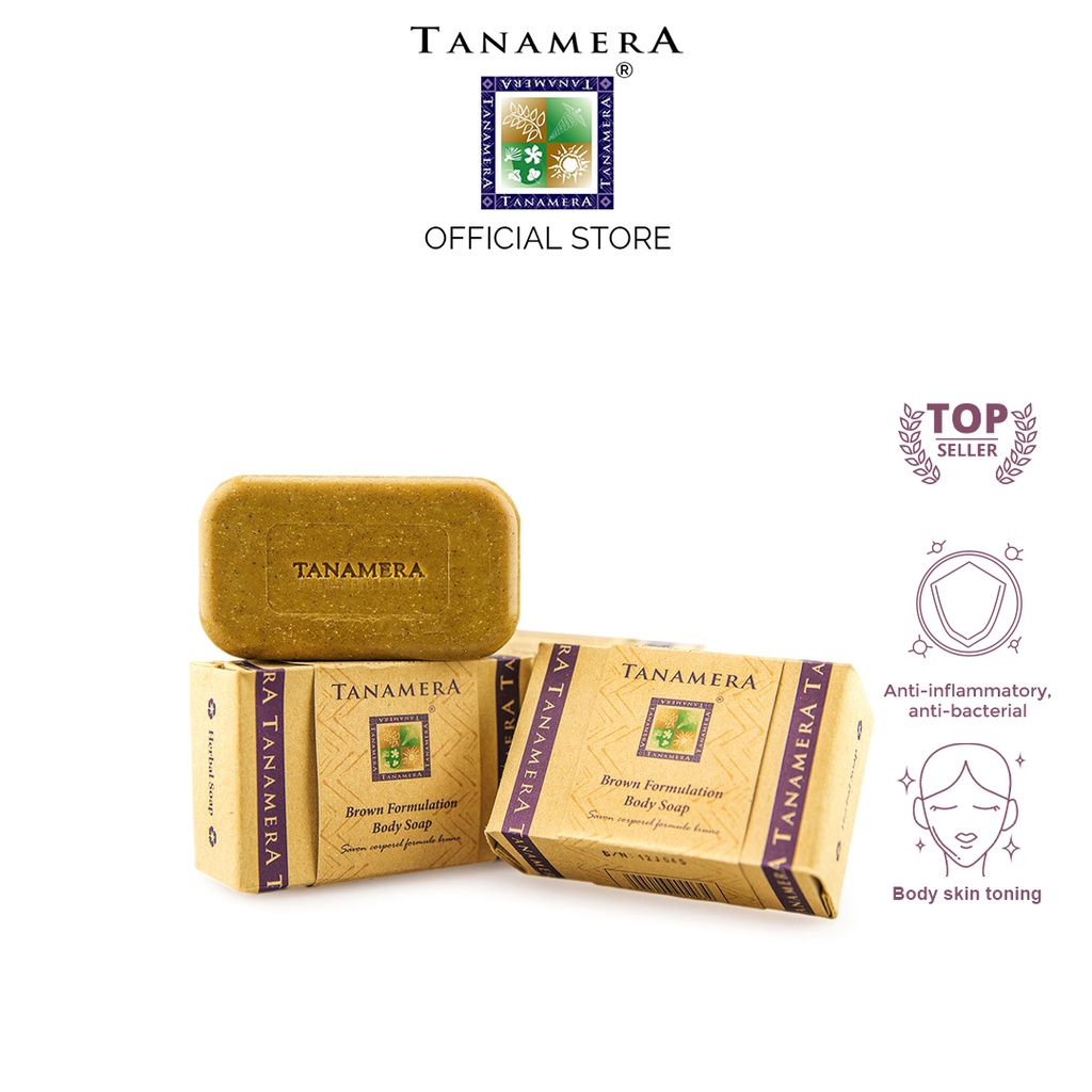 Tanamera Brown Formulation Body Soap 125g