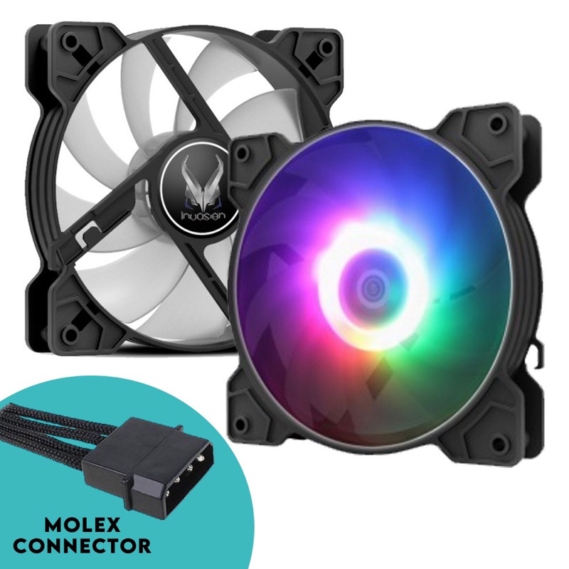 Invasion Aurora 120mm RGB Case Fan (Molex) Shopee Malaysia
