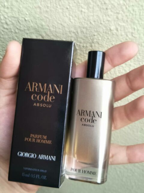 Armani Code Absolu Parfum Homme Travel 