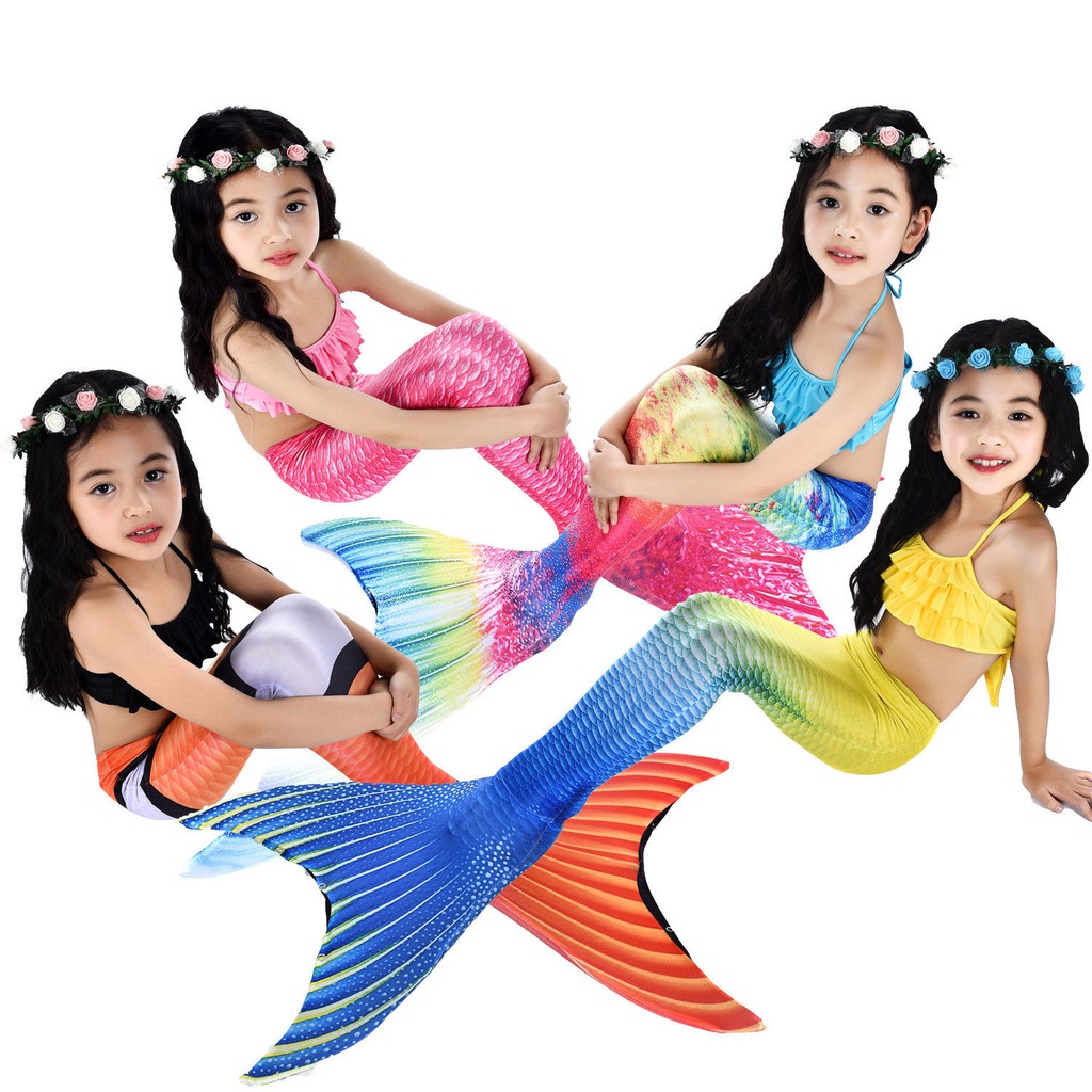 girls mermaid swimming costume