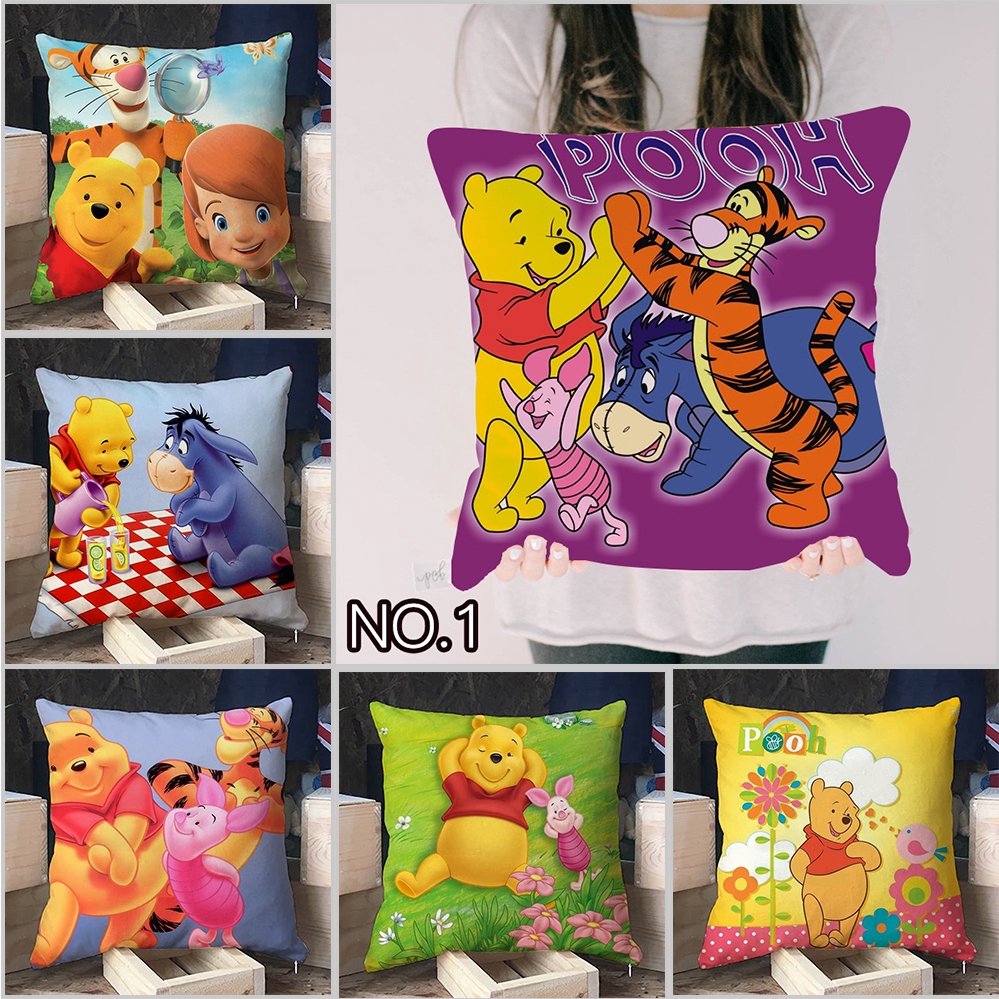 Pillow Cover Cute Cartoon Winnie The Pooh Pillow Case Cushion