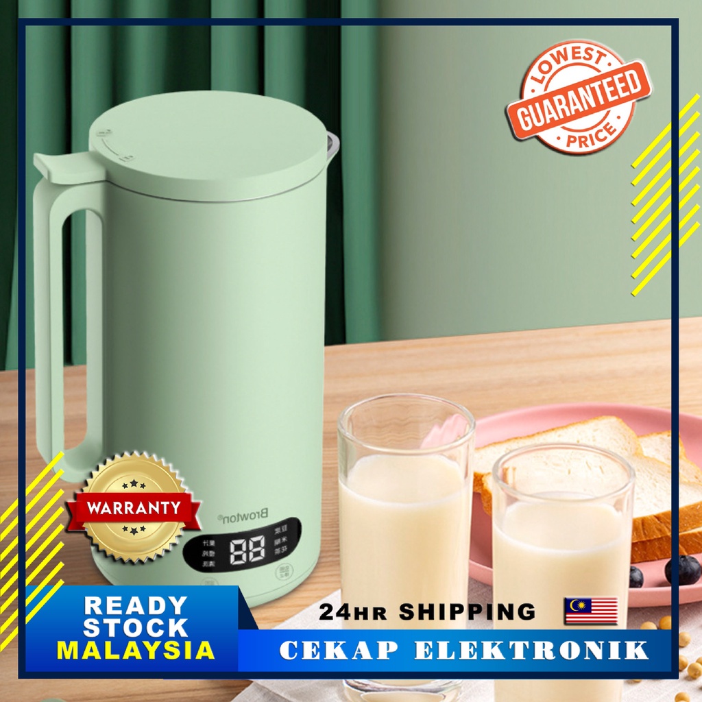 Soy Milk Blender Cooker Soya Bean Juice English 350ml Grain Electric Juicer Rice Paste Mesin