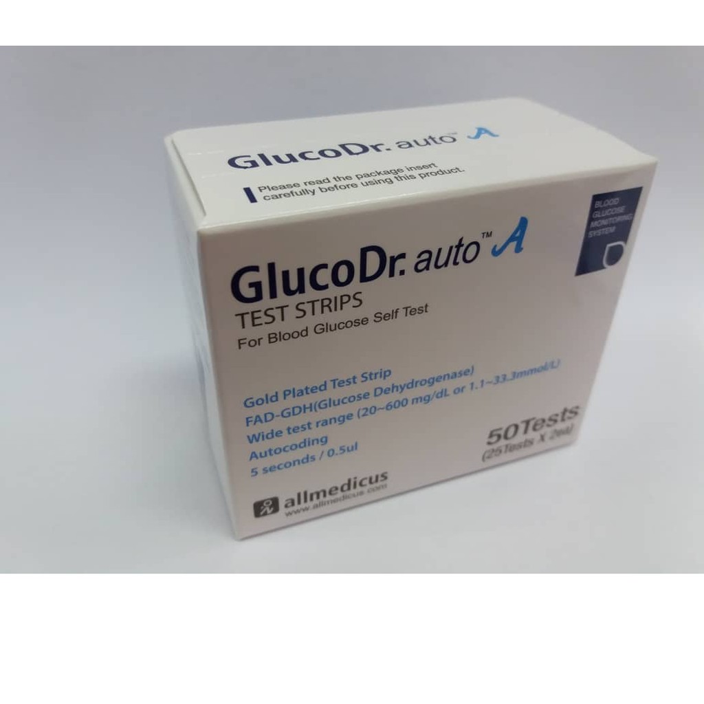 GLUCO DR AUTO A TEST STRIPS (2x25'S) Shopee Malaysia