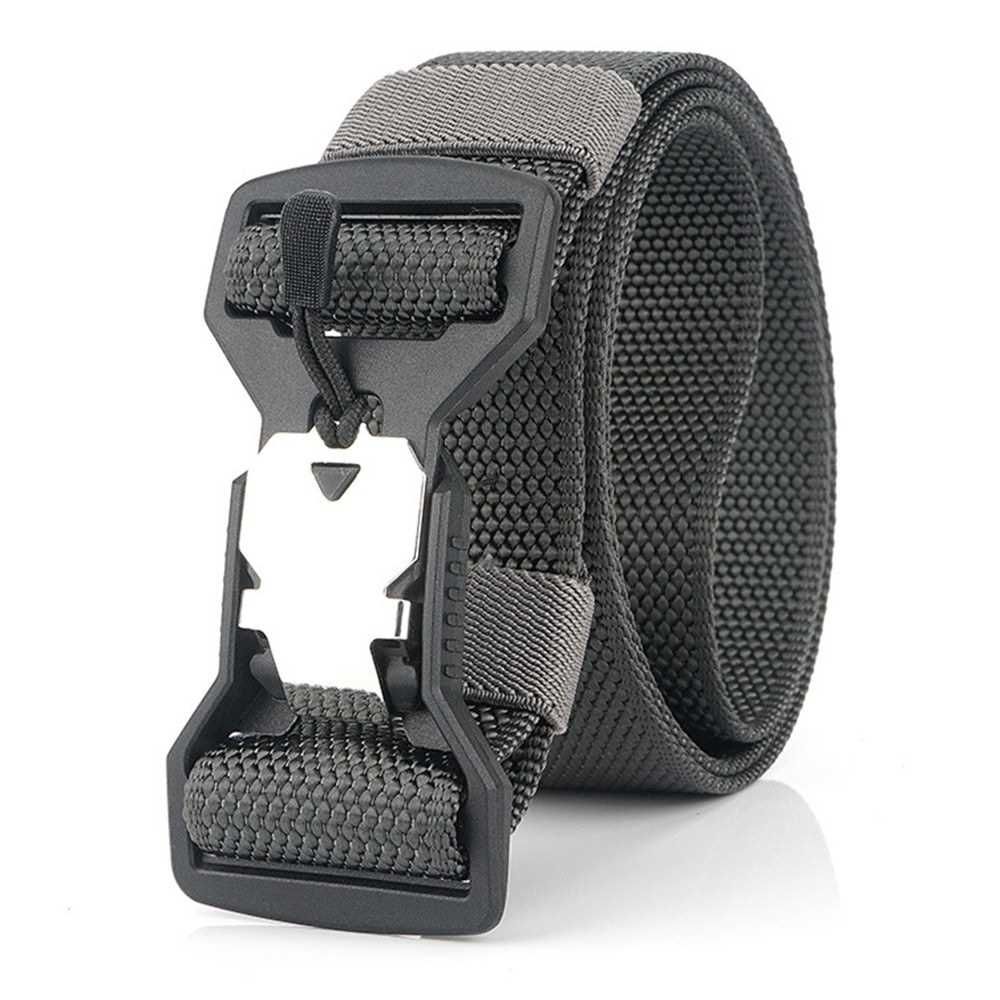 Adjustable Webbing Belt Men Women Belts 49.2 Inch with Quick Release ...