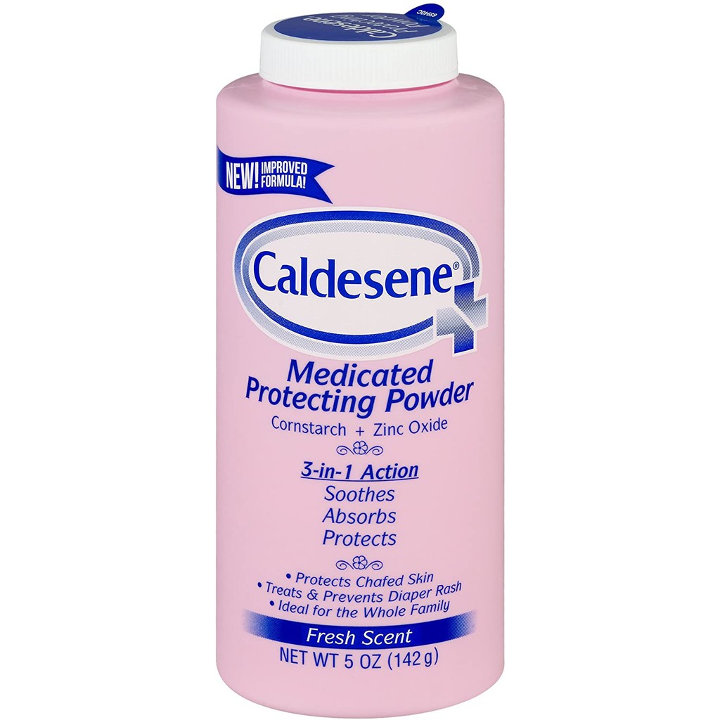 caldesene baby cornstarch powder with zinc oxide