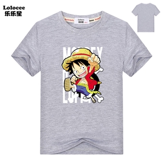 One Piece T Shirt Boys Monkey D Luffy T Shirts New Long Sleeve Cotton Anime Tee Shopee Malaysia - t shirt roblox one piece