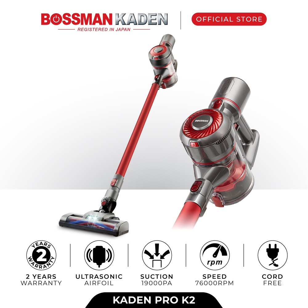 Bossman Kaden Wireless / Cordless Vacuum Cleaner Pro K2