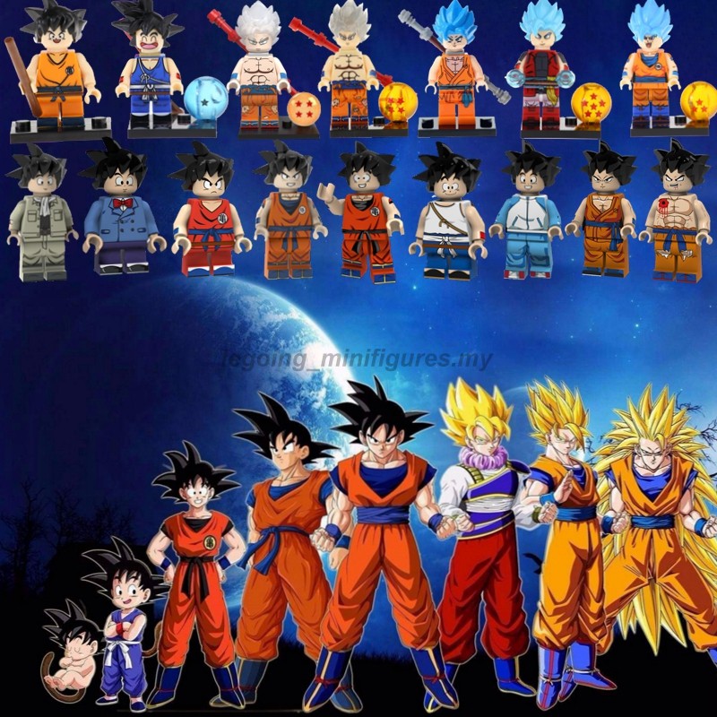 Compatible With Legoing Toy Minifigures Dragon Ball Super Broly Broli Son Goku Vegeta Freiza Beerus Building Blocks Toys For Children Shopee Malaysia