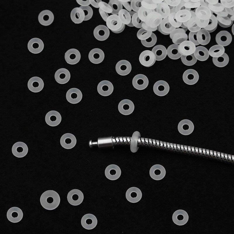 (Ready Stock) 25 pcs 5mm 6mm Rubber Separator Clip Charm Divider