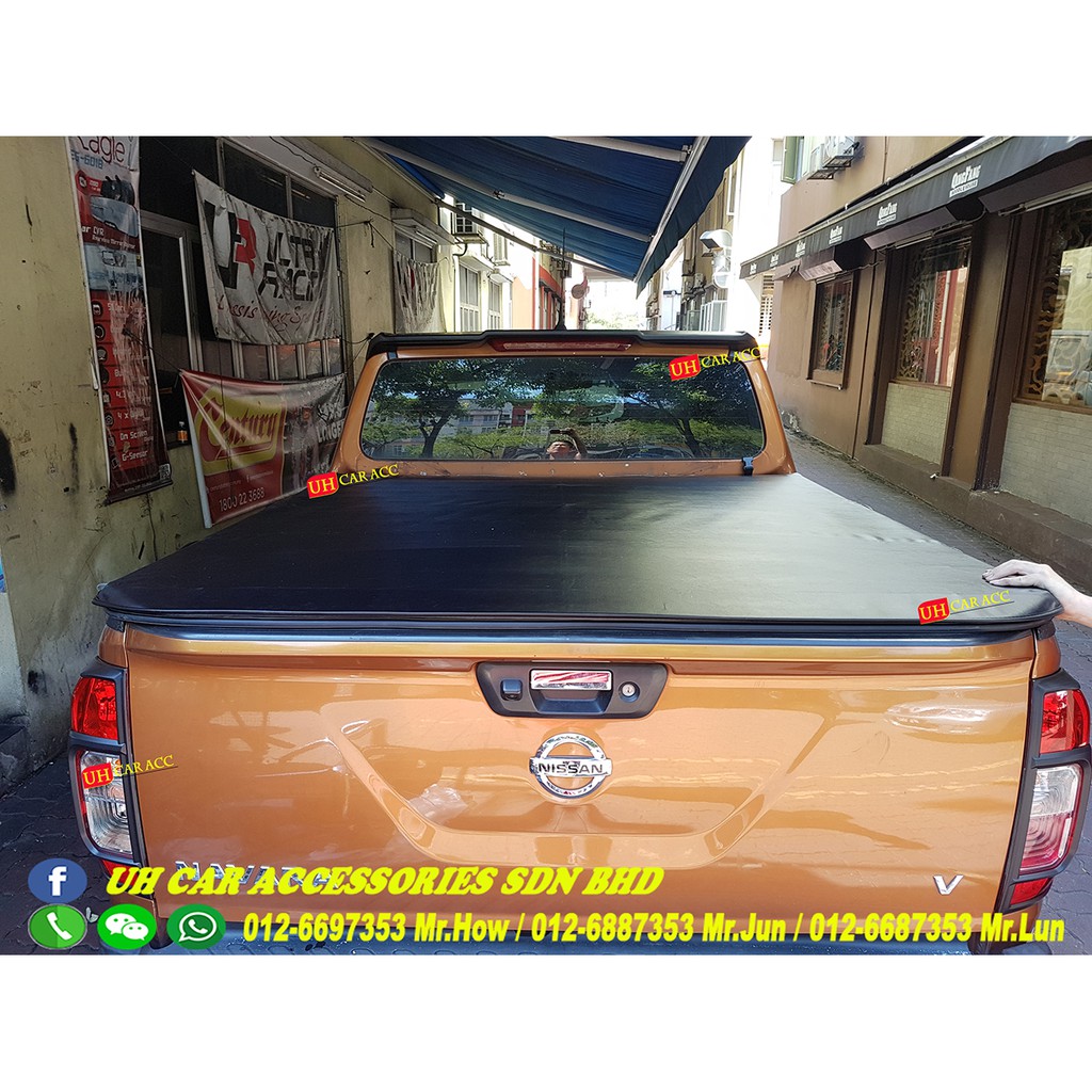 Nissan Navara NP300 Tri Fold Deck Cover Canvas Softlid [READY STOCK